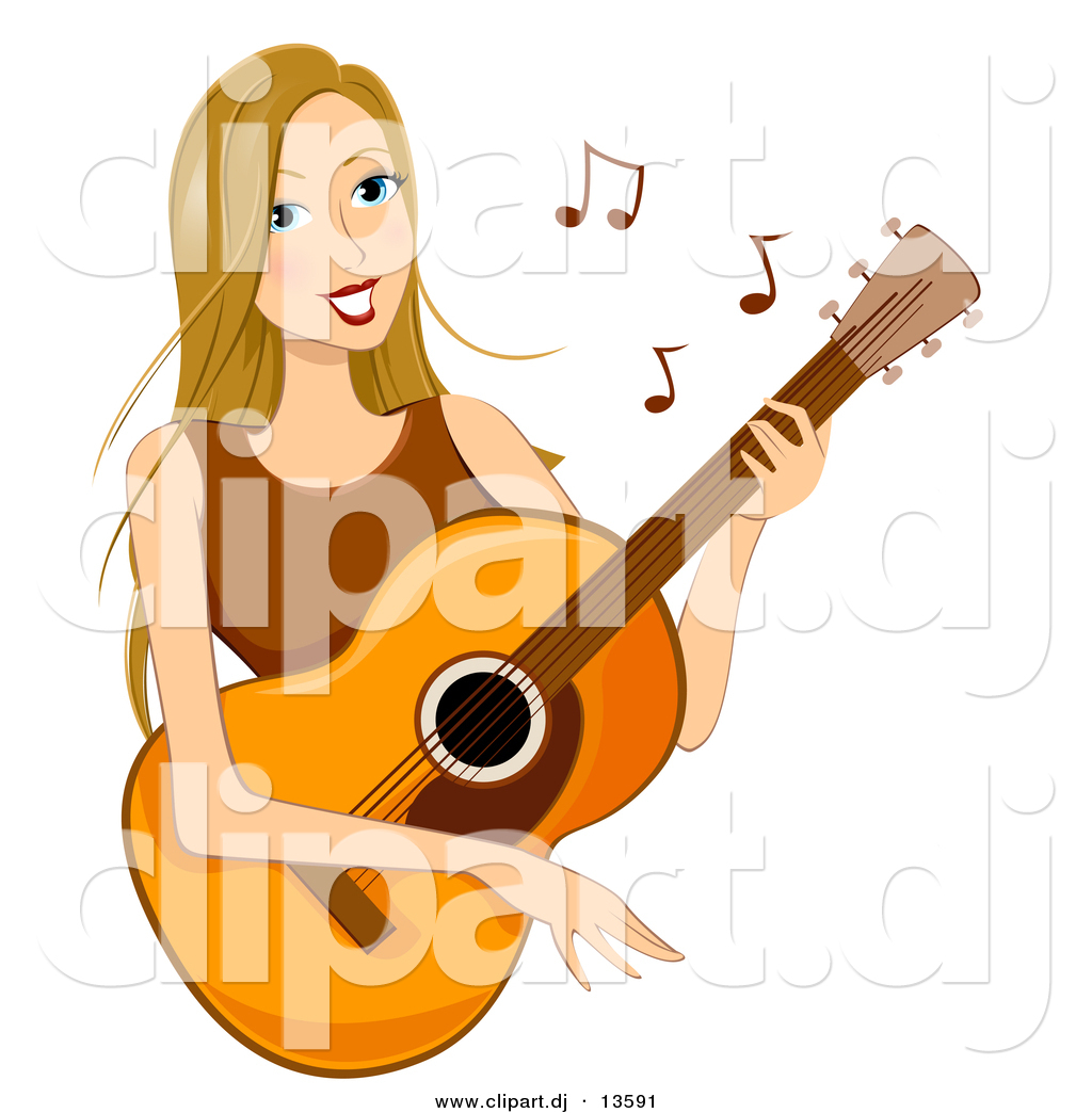 girl playing guitar clipart - photo #6