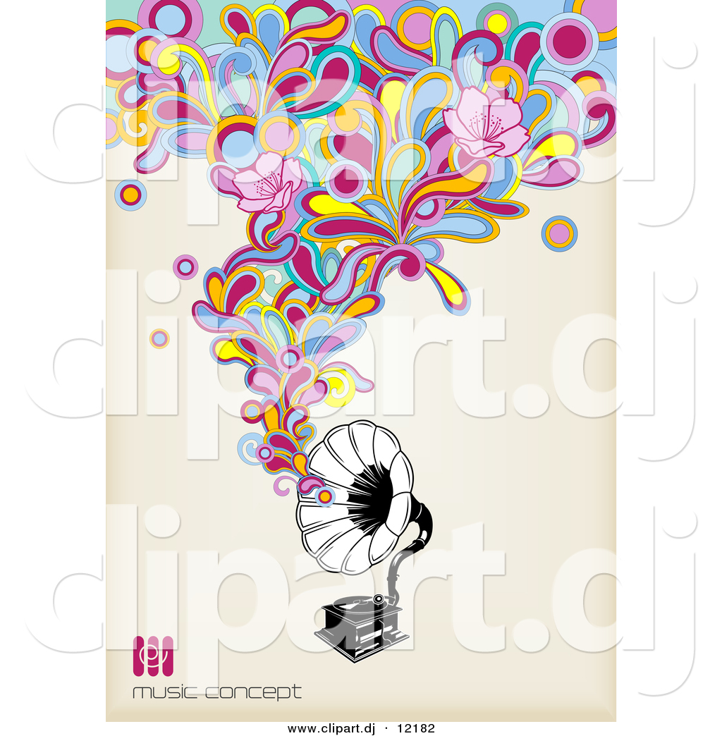 clip art music and flowers - photo #12
