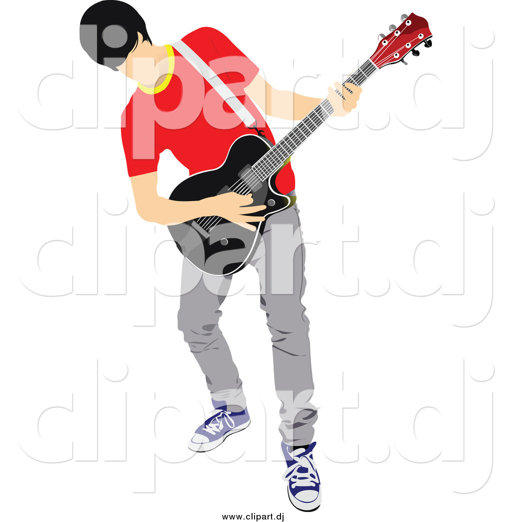 clipart man playing guitar - photo #23