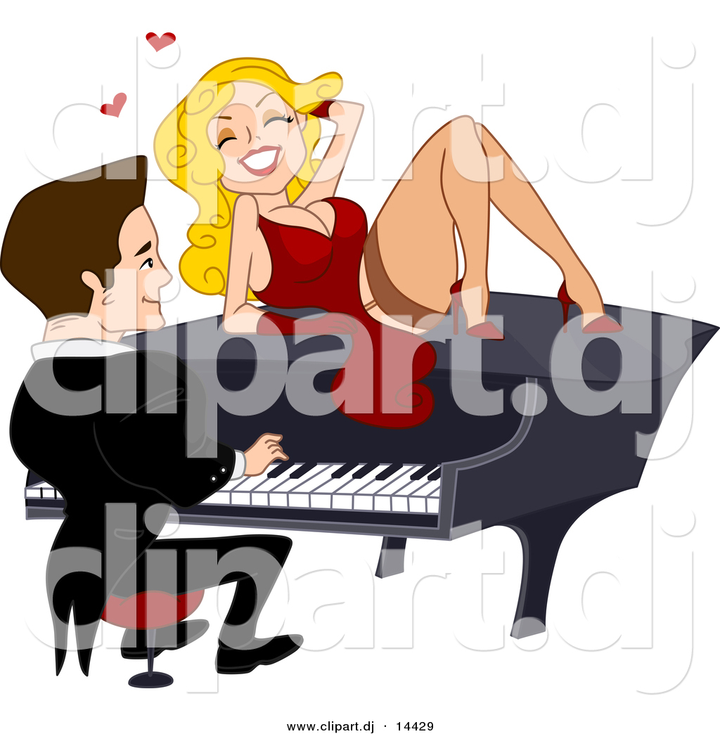 girl playing piano clipart - photo #37