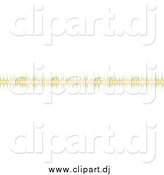 May 29th, 2014: Vector Clipart of a Green and Orange Equalizer Bar Border by Michaeltravers