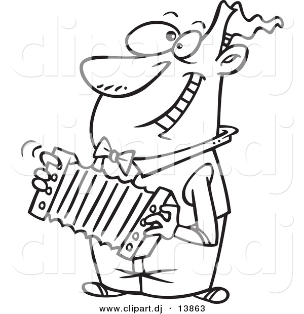 accordion coloring pages - photo #33