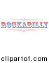 Vector Clipart of a Western Rockabilly Sign by Andy Nortnik