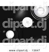 Clipart of a Black Speaker Background by