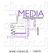 Clipart of a Higher Education Text by