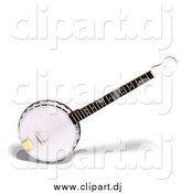 January 23rd, 2014: Vector Clipart of a 3d Banjo by