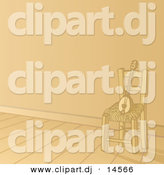 August 19th, 2012: Vector Clipart of a Baglamas on a Chair by Any Vector