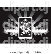 August 29th, 2012: Vector Clipart of a Grunge Styled Speaker - Grayscale by