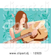May 27th, 2017: Vector Clipart of a Guitarist Woman by Mayawizard101