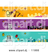 August 22nd, 2015: Vector Clipart of Party People Banners by NL Shop